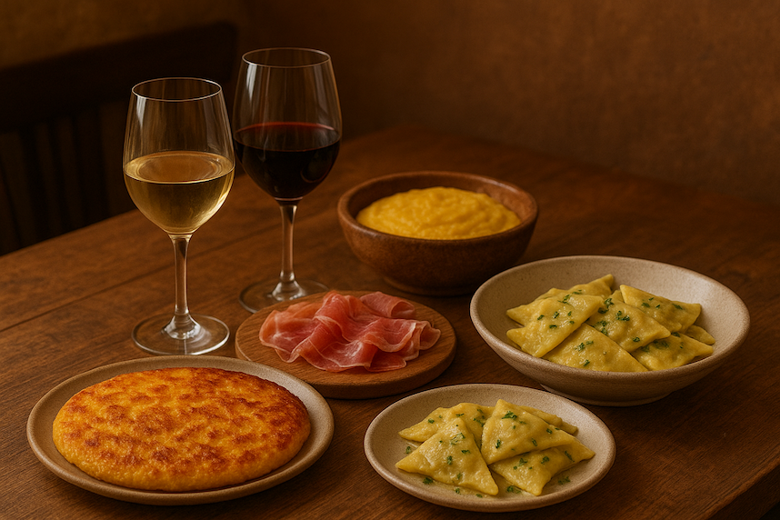 Cucina friulana e vino: piatti decisi e abbinamenti inconsueti